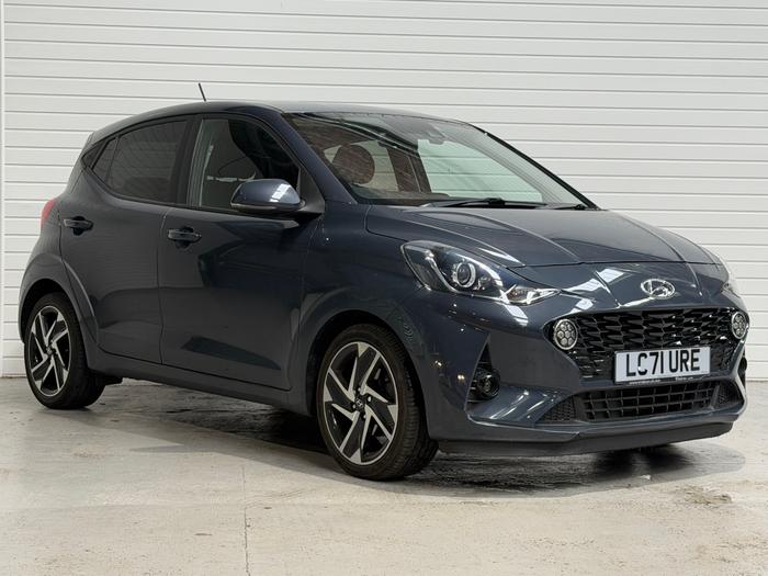 Used 2021 Hyundai i10 1.0 Premium Hatchback 5dr Petrol Auto Euro 6 (s/s) (67 ps) Grey at Gravells