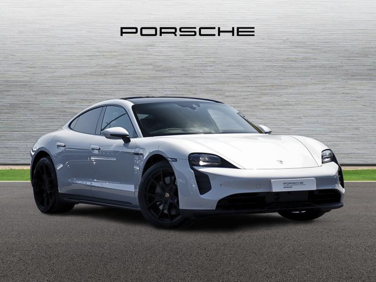 Used 2024 PORSCHE Taycan Performance Plus 93.4kWh GTS Saloon 4dr Electric Auto 4WD (11kW Charger) (598 ps) Grey at JCT600