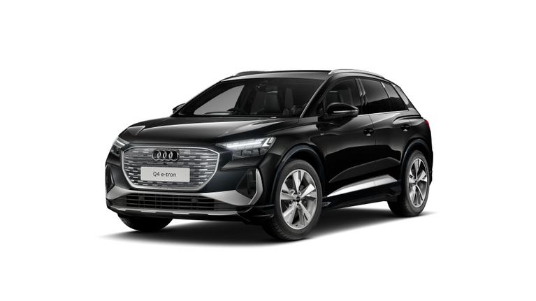 Used 2026 Audi Q4 e-tron SUV S line 40 e-tron 15000 kW (Technology Pack) Mythos Black at JCT600