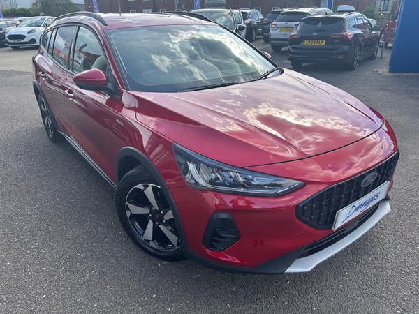 Used 2023 Ford Focus 1.0T EcoBoost MHEV Active Estate 5dr Petrol Hybrid Manual Euro 6 (s/s) (155 ps) Fantastic Red at Dinnages