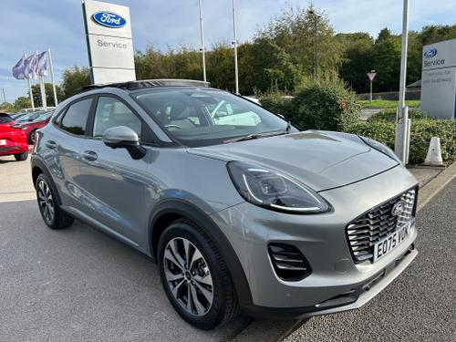 Used 2025 Ford Puma 1.0 MHEV TITANIUM MILD HYBRID AUTO MEGA SPEC LOW MILEAGE Solar Silver at Lawtons of Tadcaster
