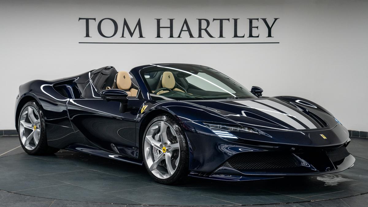Used 2023 Ferrari SF90 Spider Blu America (Two-Layer) at Tom Hartley