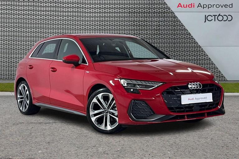 Used 2026 AUDI A3 Sportback S line TFSI 150 PS S tronic 5 Door Progressive Red at JCT600