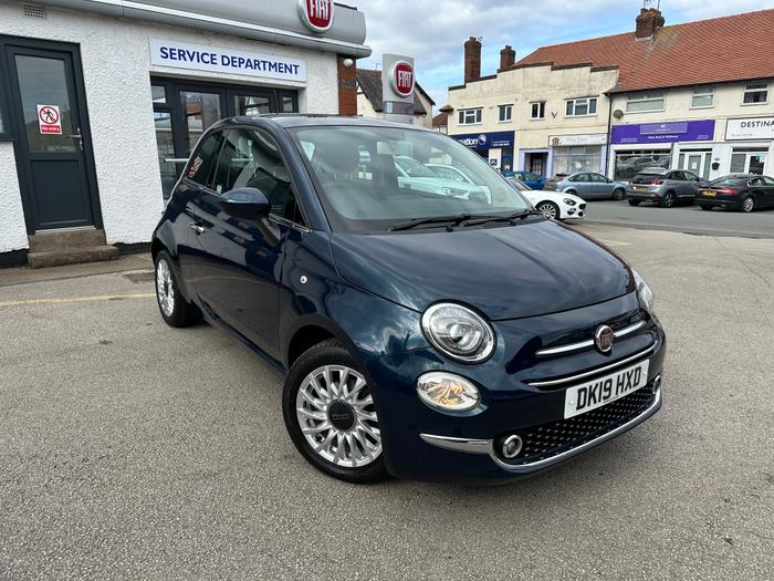 Used 2019 Fiat 500 LOUNGE BLUE at Windsors of Wallasey