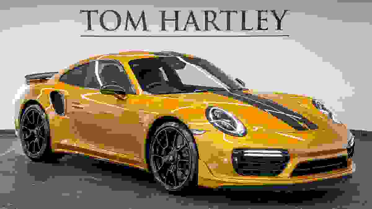 Used 2018 Porsche 911 Turbo S Exclusive Series Golden Yellow Metallic at Tom Hartley