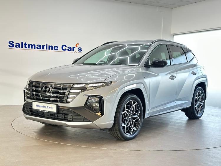 Used 2024 Hyundai TUCSON 1.6 h T-GDi N Line SUV 5dr Petrol Hybrid Auto Euro 6 (s/s) (230 ps) Shimmering Silver at #sitename#