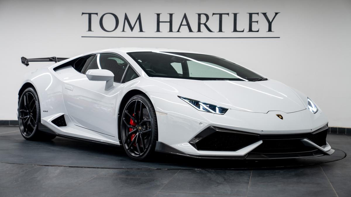Used 2015 LAMBORGHINI Huracan LP610-4 Bianco Icarus at Tom Hartley