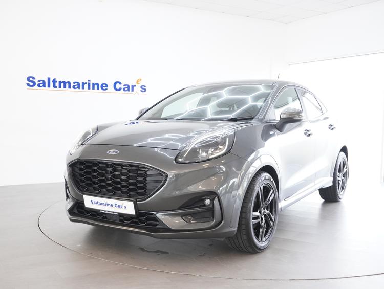 Used 2021 Ford Puma 1.0T EcoBoost MHEV ST-Line SUV 5dr Petrol Manual Euro 6 (s/s) (125 ps) Grey at #sitename#