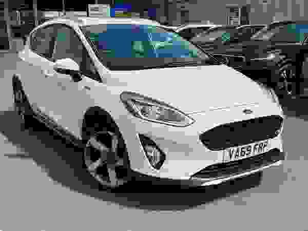 Used 2020 FORD FIESTA 1.0 EcoBoost 125 Active X 5dr White at Chippenham Motor Company