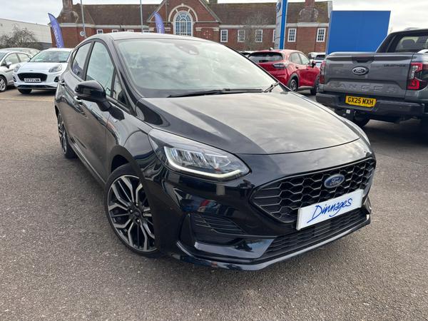 Used 2022 Ford Fiesta 1.0T EcoBoost ST-Line X Hatchback 5dr Petrol Manual Euro 6 (s/s) (100 ps) Agate Black at Dinnages