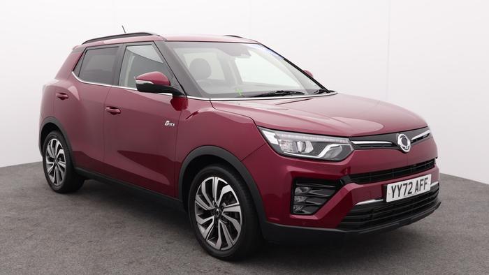 Used 2022 SsangYong Tivoli 1.5P Ultimate Nav SUV 5dr Petrol Auto Euro 6 (s/s) (163 ps) Red at Hawkins Motor Group