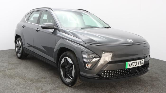 Used 2023 Hyundai KONA 65.4kWh Advance SUV 5dr Electric Auto (218 ps) Grey at Hawkins Motor Group