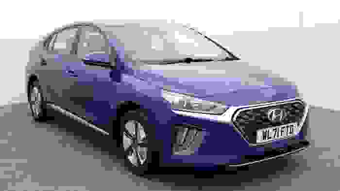 Used 2021 Hyundai IONIQ 1.6 h-GDi SE CONNECT Hatchback 5dr Petrol Hybrid DCT Euro 6 (s/s) (141 ps) Blue at Hawkins Motor Group