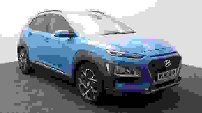Used 2020 Hyundai KONA 1.6 h-GDi Premium SUV 5dr Petrol Hybrid DCT Euro 6 (s/s) (141 ps) Blue at Hawkins Motor Group