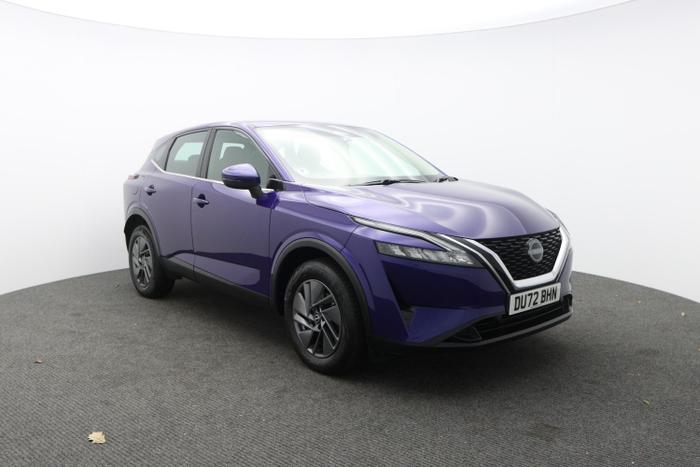 Used 2022 Nissan Qashqai 1.3 DIG-T MHEV Acenta Premium SUV 5dr Petrol Hybrid Manual Euro 6 (s/s) (140 ps) Ink Blue at Hawkins Motor Group