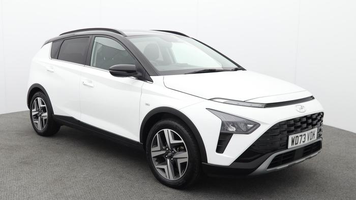 Used 2024 Hyundai BAYON 1.0 T-GDi MHEV 120 BHP Ultimate SUV 5dr Petrol Hybrid   * AUTOMATIC White at Hawkins Motor Group