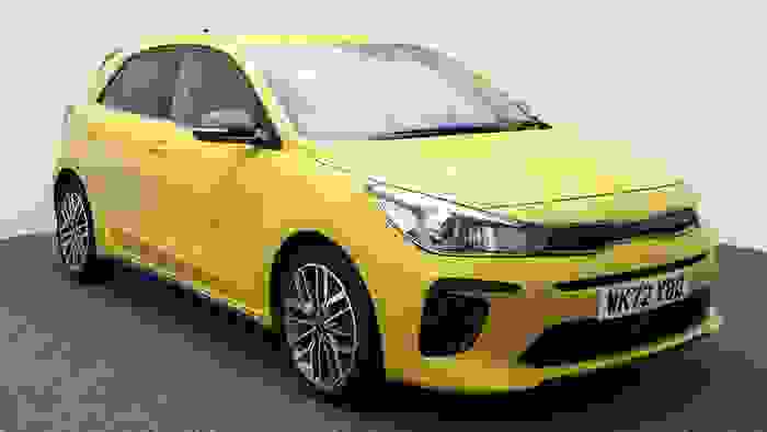 Used 2022 Kia Rio 1.0 T-GDi 118 BHP GT-Line S MHEV Zest Yellow at Hawkins Motor Group