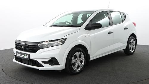 Used 2022 Dacia Sandero 1.0 SCe Essential Hatchback 5dr Petrol Manual Euro 6 (s/s) (65 ps) White