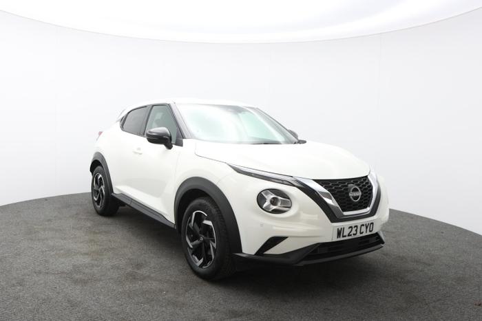 Used 2023 Nissan Juke 1.0 DIG-T N-Connecta SUV 5dr Petrol Manual Euro 6 (s/s) (114 ps) White at Hawkins Motor Group