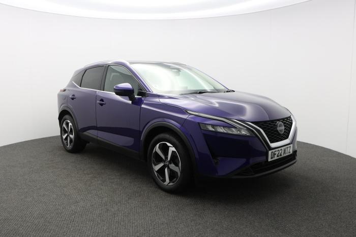 Used 2022 Nissan Qashqai 1.3 DIG-T MHEV N-Connecta SUV 5dr Petrol Hybrid Manual Euro 6 (s/s) (140 ps) Ink Blue at Hawkins Motor Group