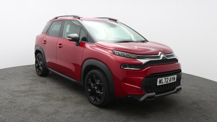 Used 2022 Citroen C3 Aircross 1.2 PureTech Shine SUV 5dr Petrol Manual Euro 6 (s/s) (110 ps) Red at Hawkins Motor Group