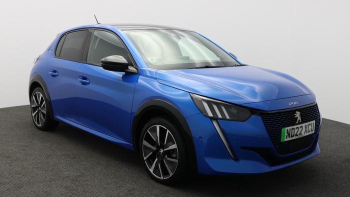 Used 2022 Peugeot E-208 50kWh GT Hatchback 5dr Electric Auto (7kW Charger) (136 ps) at Hawkins Motor Group