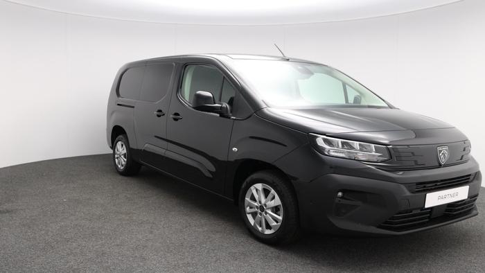 Used 2025 Peugeot Partner Van 1.5 BHDi 100 BHP Long Asphalt Nera Black at Hawkins Motor Group