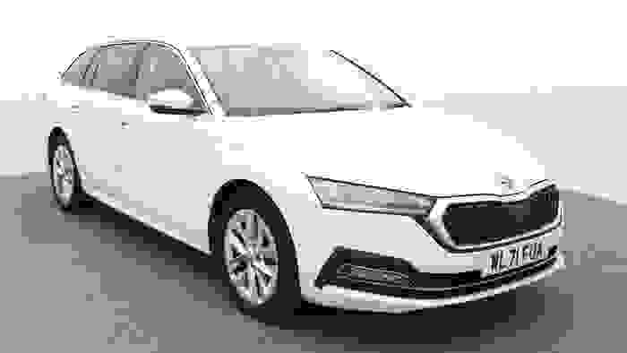 Used 2021 Skoda Octavia 2.0 TDI SE L Estate 5dr Diesel DSG Euro 6 (s/s) (150 ps) White at Hawkins Motor Group