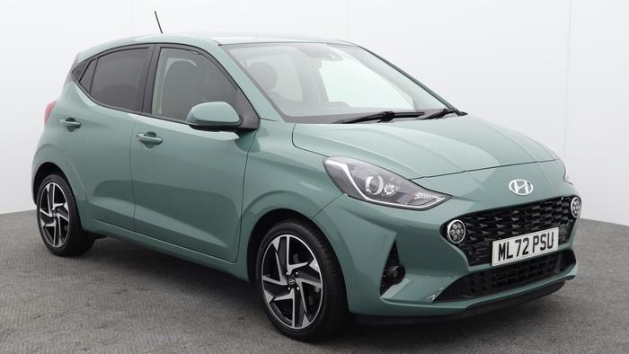 Used 2022 Hyundai i10 1.0 Premium Hatchback 5dr Petrol Manual Euro 6 (s/s) (67 ps) Green at Hawkins Motor Group