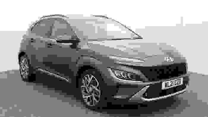 Used 2021 Hyundai KONA 1.6 h-GDi Ultimate SUV 5dr Petrol Hybrid DCT Euro 6 (s/s) (141 ps) Grey at Hawkins Motor Group