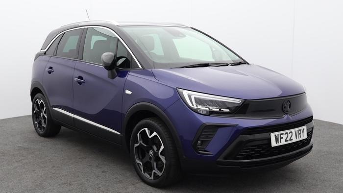 Used 2022 Vauxhall Crossland 1.2 Turbo Ultimate SUV 5dr Petrol Manual Euro 6 (s/s) (130 ps) Blue at Hawkins Motor Group
