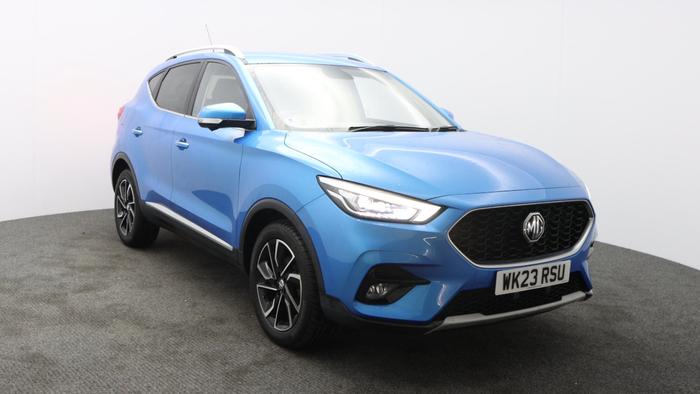Used 2023 MG MG ZS 1.5 VTi-TECH Exclusive SUV 5dr Petrol Manual Euro 6 (s/s) (106 ps) Blue at Hawkins Motor Group