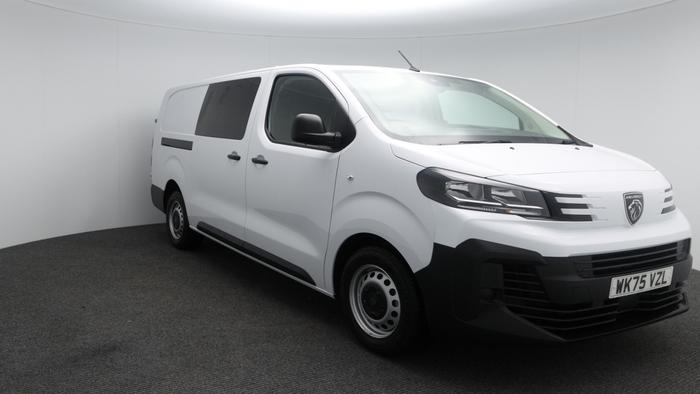 Used 2025 Peugeot Expert Crew Van 2.0 BHDi 145 BHP Long Professional Ice White at Hawkins Motor Group