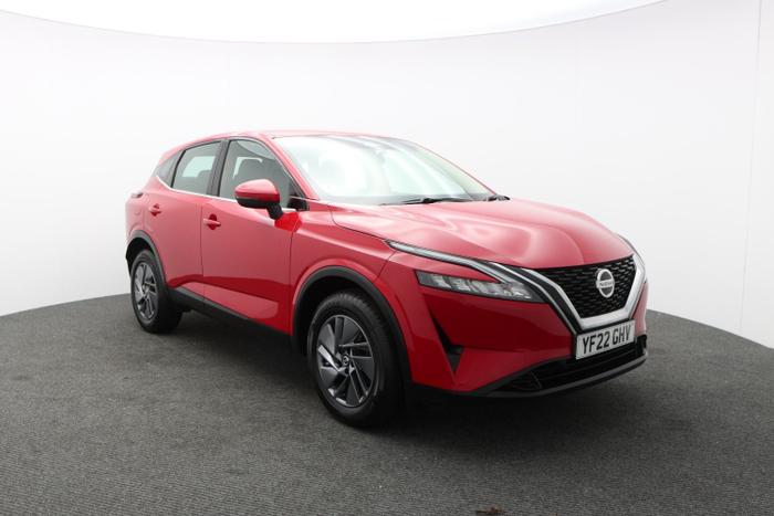 Used 2022 Nissan Qashqai 1.3 DIG-T MHEV Acenta Premium SUV 5dr Petrol Hybrid Manual Euro 6 (s/s) (140 ps) Flame Red at Hawkins Motor Group