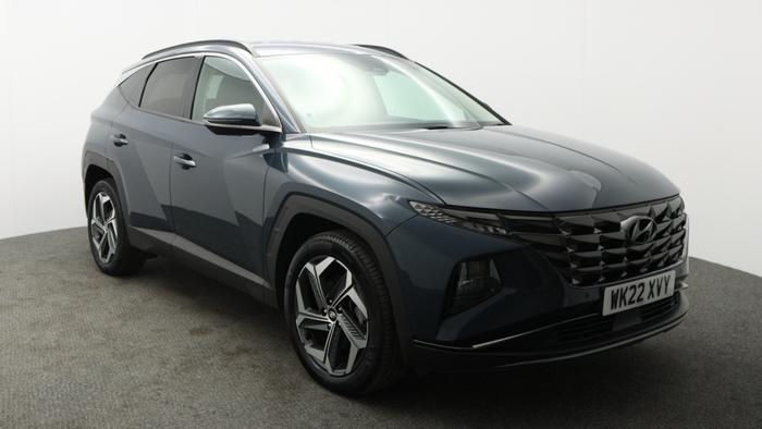 Used 2022 Hyundai TUCSON 1.6 h T-GDi Premium SUV 5dr Petrol Hybrid Auto Euro 6 (s/s) (230 ps) Blue at Hawkins Motor Group