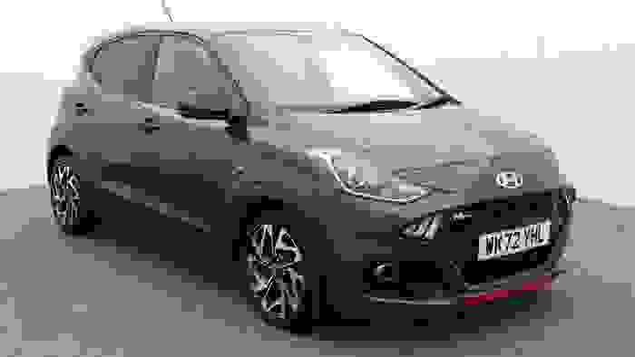 Used 2022 Hyundai i10 1.0 T-GDi N Line Hatchback 5dr Petrol Manual Euro 6 (s/s) (100 ps) Grey at Hawkins Motor Group