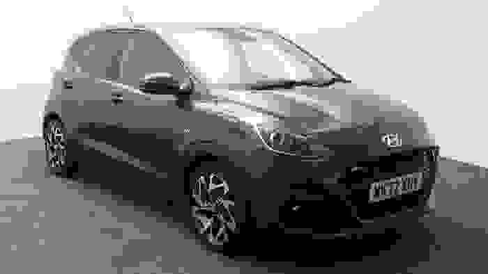 Used 2022 Hyundai i10 1.0 T-GDi N Line Hatchback 5dr Petrol Manual Euro 6 (s/s) (100 ps) Aurora Grey at Hawkins Motor Group