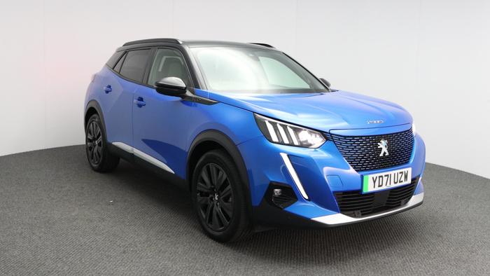Used 2021 Peugeot E-2008 50kWh GT Premium 136 Fully Electric Vertigo Blue at Hawkins Motor Group