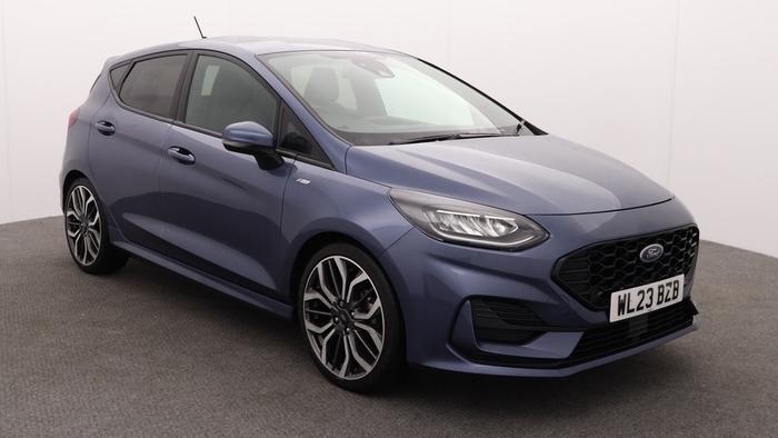 Used 2023 Ford Fiesta 1.0T EcoBoost MHEV ST-Line125 BHP X Edition Hatchback 5dr Petrol Manual Blue at Hawkins Motor Group