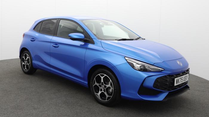 Used 2025 MG MG3 1.5 Hybrid+ MHEV Trophy Hatchback 5dr Petrol Hybrid Auto Euro 6 (s/s) (194 ps) Blue at Hawkins Motor Group