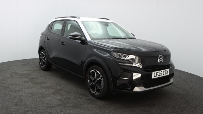 Used 2025 Citroen C3 1.2 Turbo PLUS Hatchback 5dr Petrol Manual Euro 6 (s/s) (100 ps) Black at Hawkins Motor Group