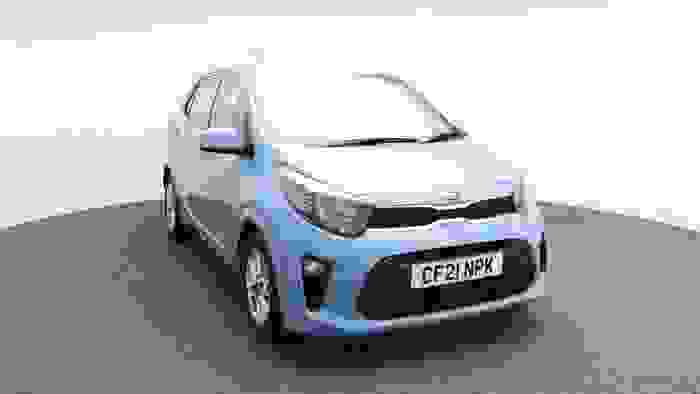 Used 2021 Kia Picanto 1.0 DPi 2 Hatchback 5dr Petrol Manual Euro 6 (s/s) (66 bhp) Blue at Hawkins Motor Group