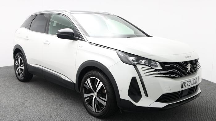 Used 2023 Peugeot 3008 1.2 PureTech GT SUV 5dr Petrol EAT8 130 Pearlescent White at Hawkins Motor Group