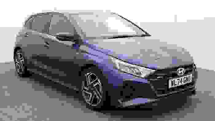 Used 2025 Hyundai i20 1.0 T-GDi N Line S Hatchback 5dr Petrol DCT Euro 6 (s/s) (100 ps) Blue at Hawkins Motor Group