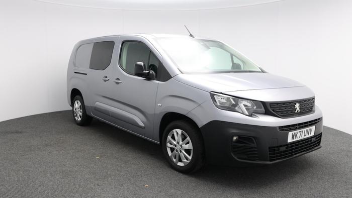 Used 2021 Peugeot Partner Crew Van 1.5 BHDi 130 BHP Automatic Long Asphalt at Hawkins Motor Group