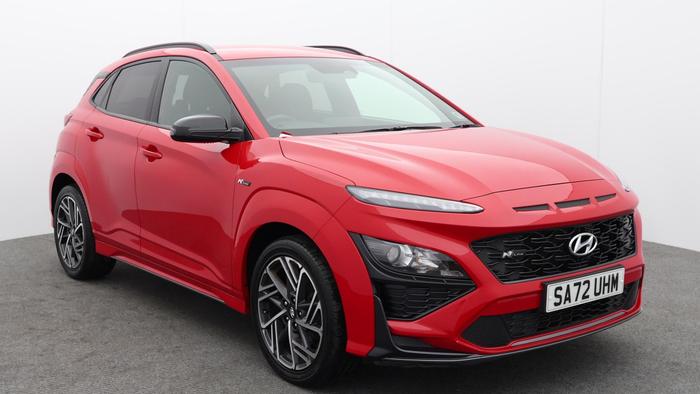 Used 2022 Hyundai KONA 1.0 T-GDi MHEV N Line SUV 5dr Petrol Hybrid Manual Euro 6 (s/s) (120 ps) Red at Hawkins Motor Group