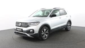Used 2023 Volkswagen T-Cross 1.0 TSI Black Edition SUV 5dr Petrol Manual Euro 6 (s/s) (95 ps) Silver