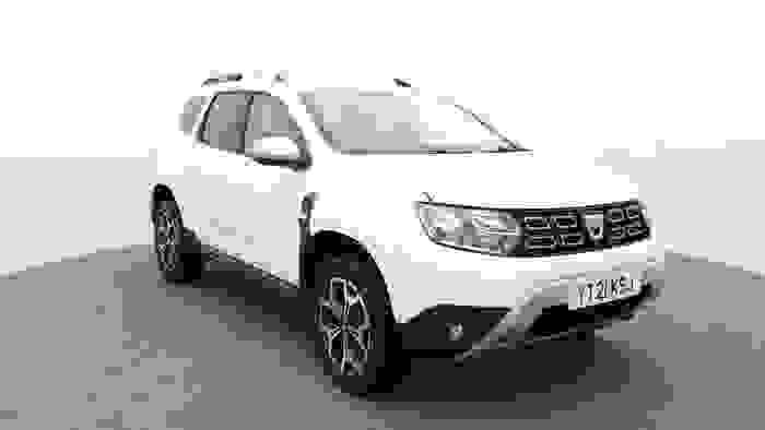 Used 2021 Dacia Duster 1.0 TCe Prestige SUV 5dr Bi Fuel Manual Euro 6 (s/s) (100 ps) White at Hawkins Motor Group