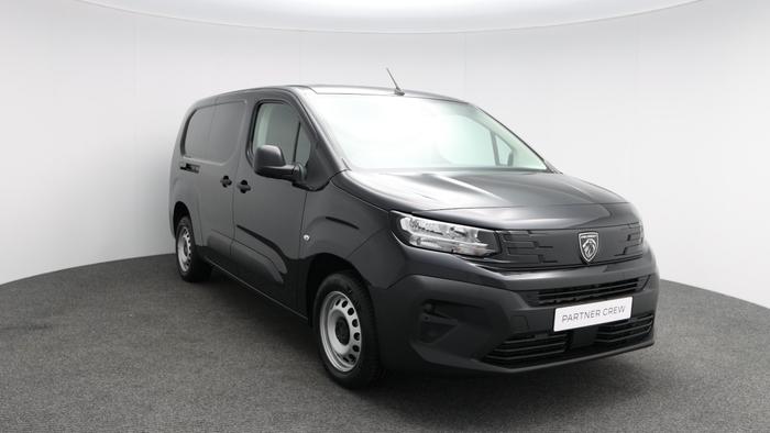 Used 2025 Peugeot Partner Crew Van 1.5 BHDi 100 BHP Long Professional Nera Black at Hawkins Motor Group