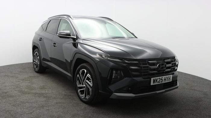 Used 2025 Hyundai TUCSON 1.6 T-GDi Ultimate SUV 5dr Petrol Hybrid Auto Euro 6 (s/s) (215 ps) Abyss Black at Hawkins Motor Group